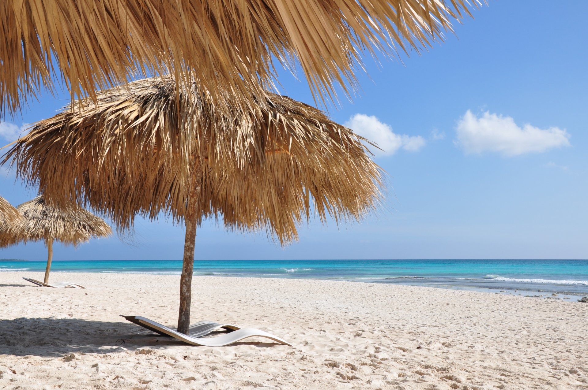 natur meer ozean landschaft karibik sand wasser palmen sonnenliegen