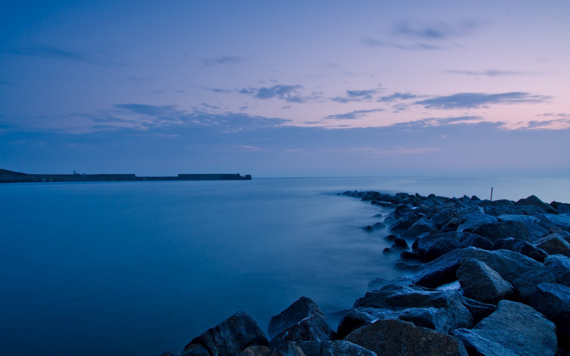 nature landscape stones pebbles sea river ocean evening sky background wallpaper widescreen fullscreen widescreen widescreen