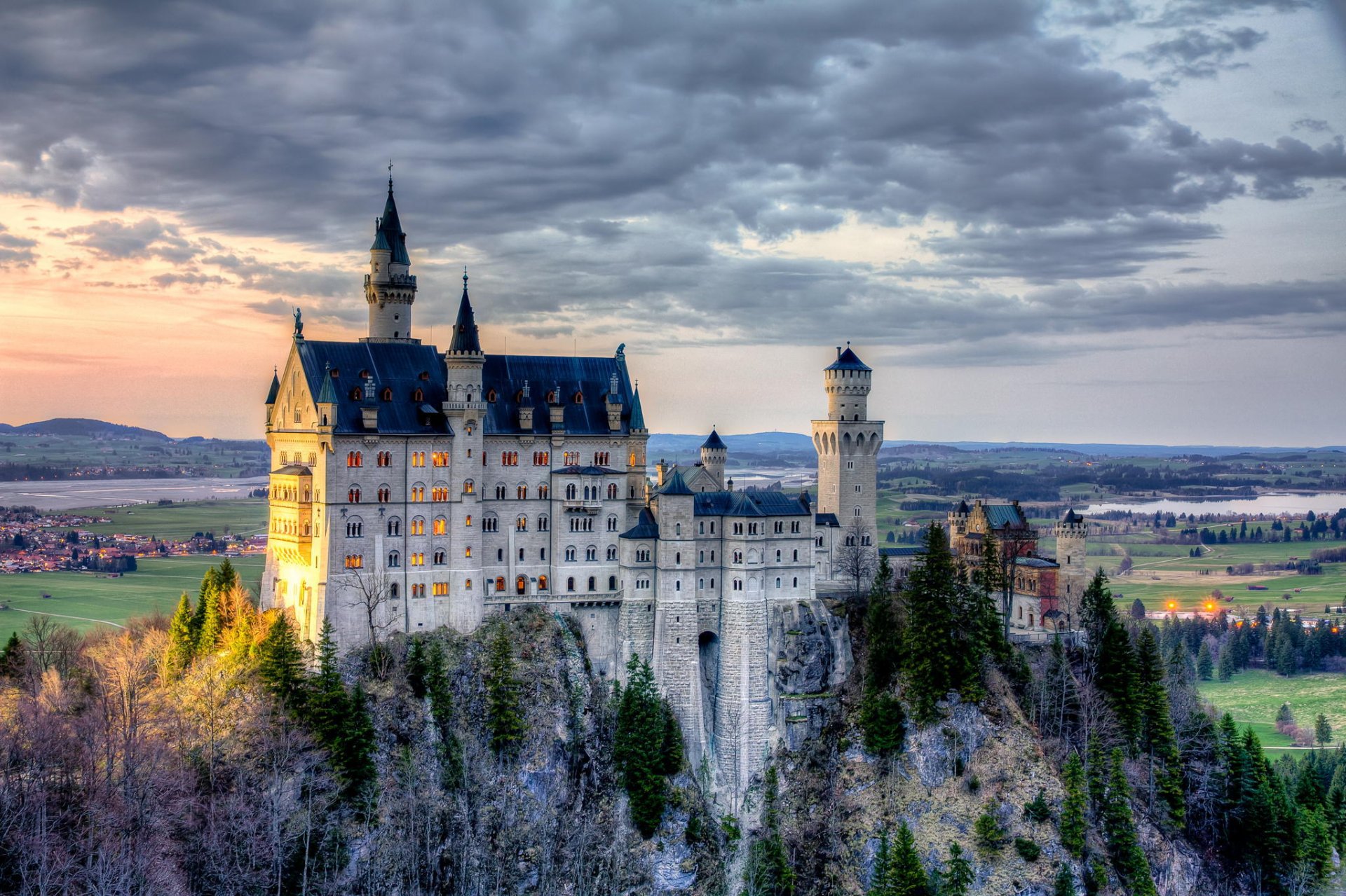 könig-ludwig-haus schloss neuschwanstein bayern deutschland