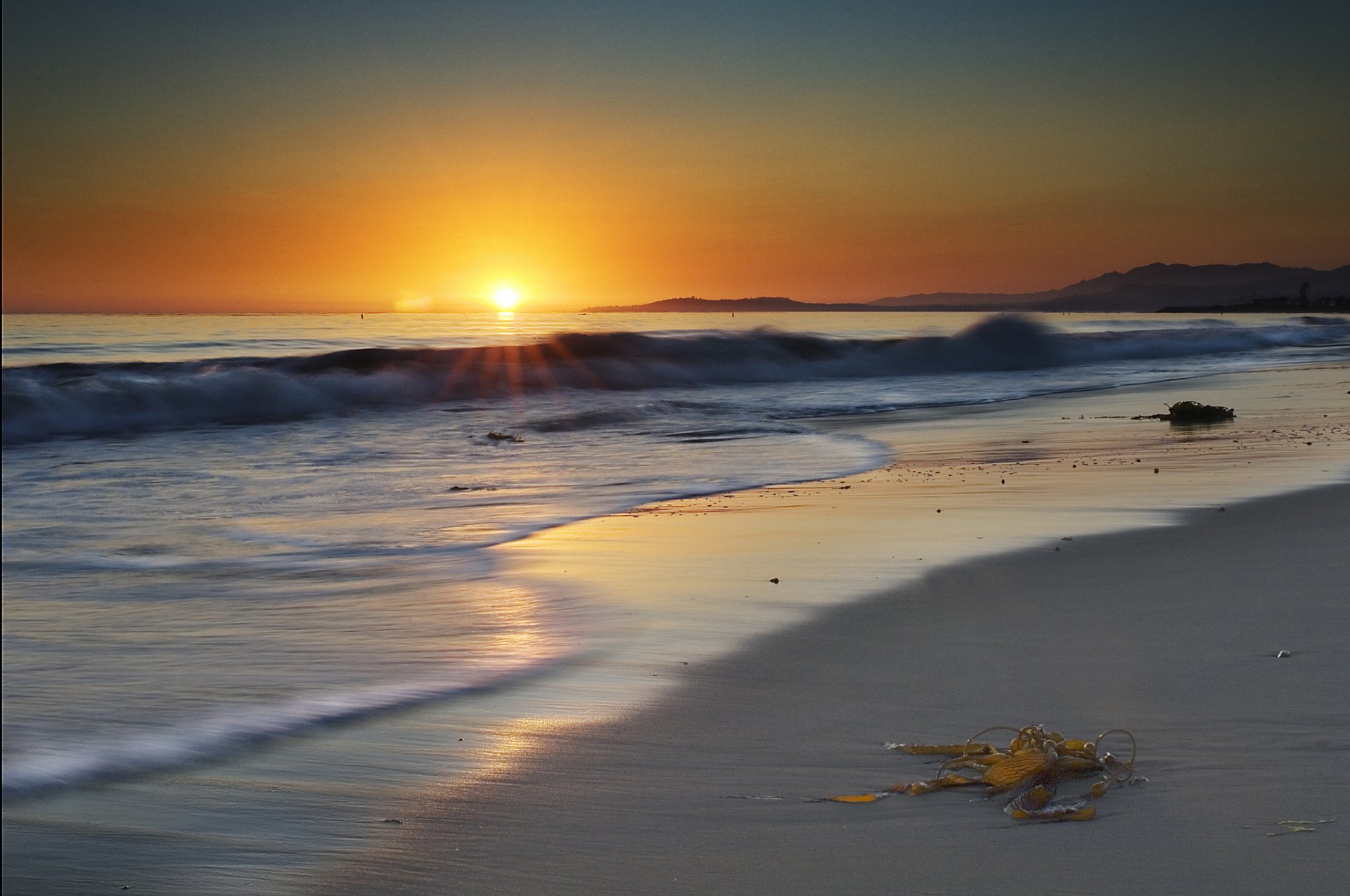 natur landschaft sonnenuntergang meer strand