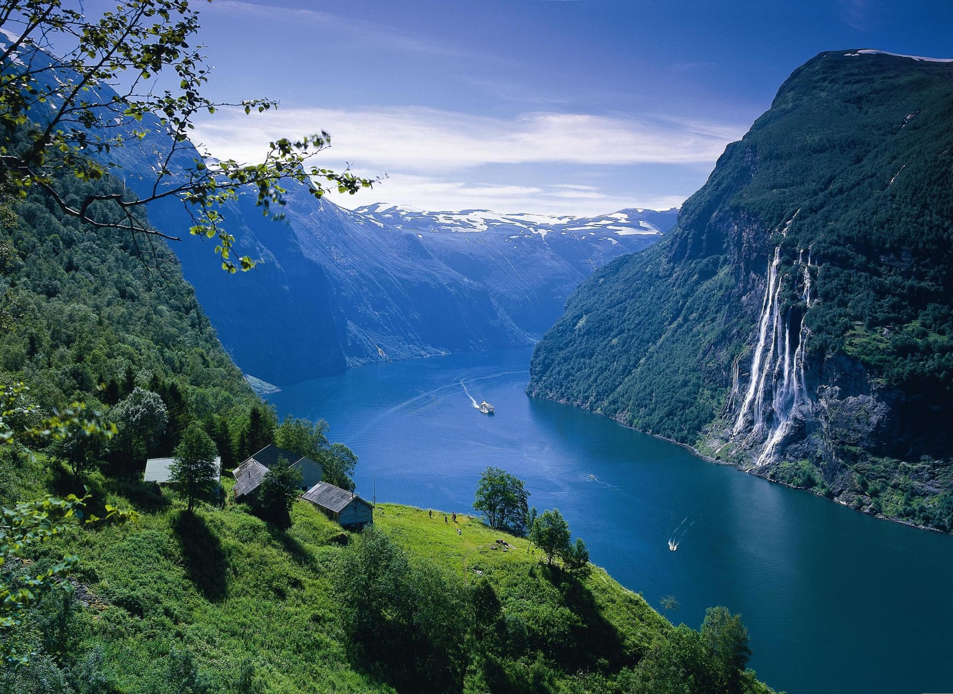 krajobraz fiord norwegia