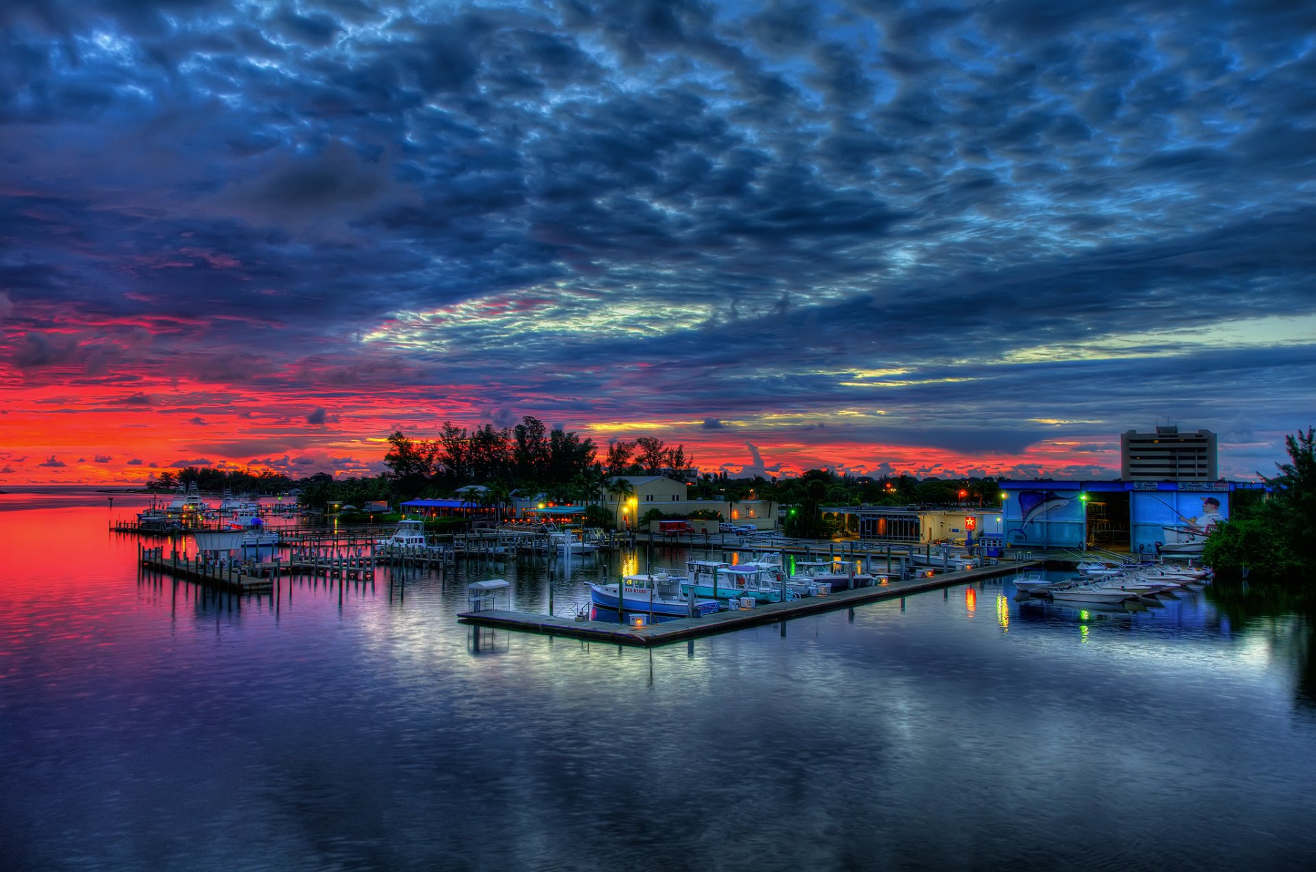 nature landscape sky clouds sunset boat sea