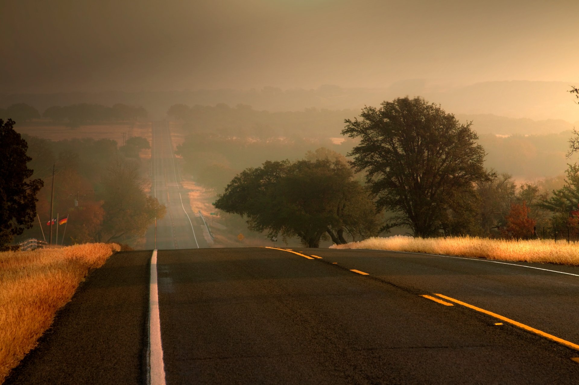 natura strada pista autostrada albero alberi foglie volantini sfondo carta da parati widescreen a schermo intero widescreen widescreen