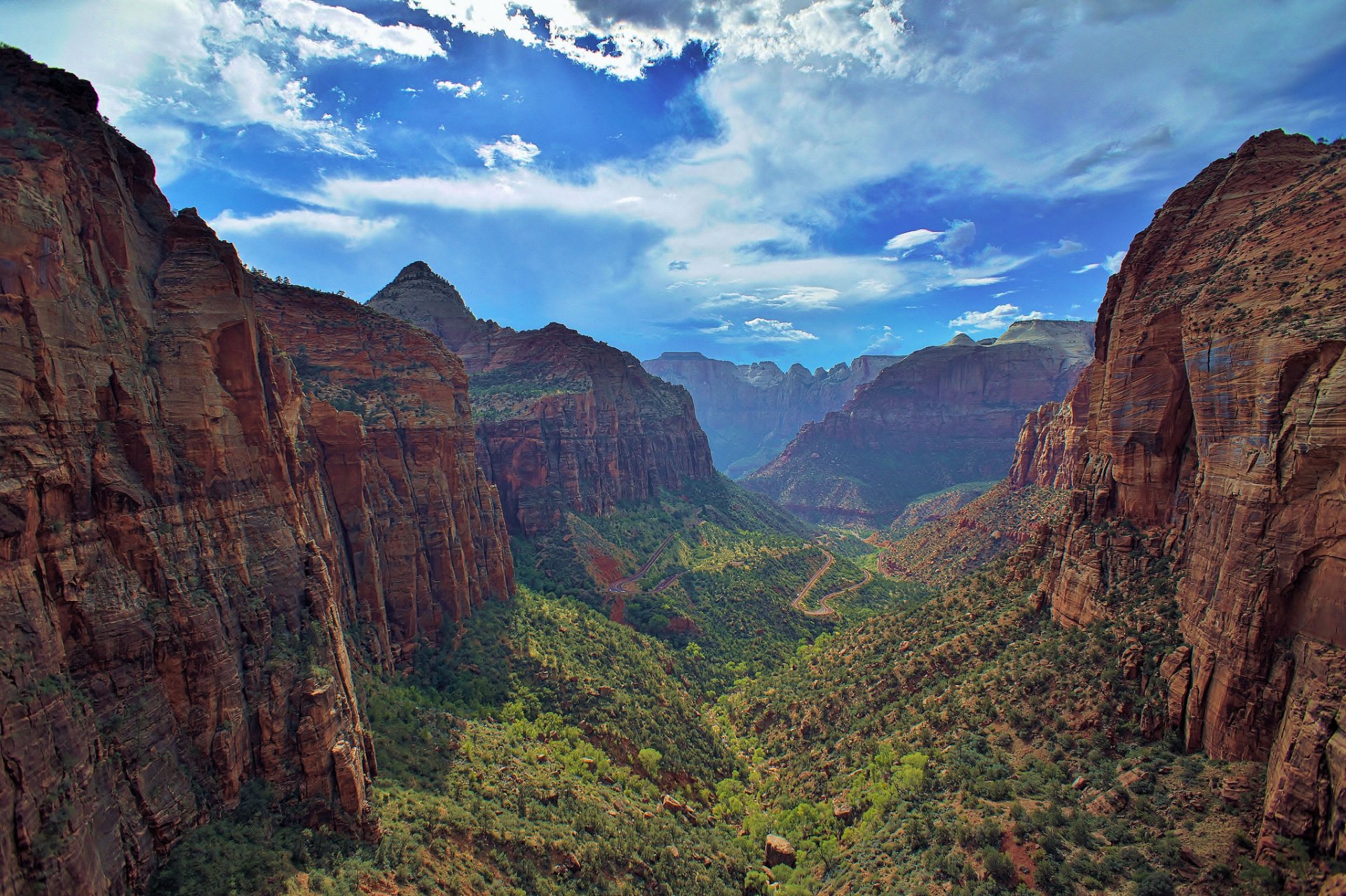 parc national de zion utah canyon de zion rivière virginia