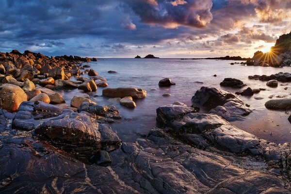 Bella spiaggia di giorno