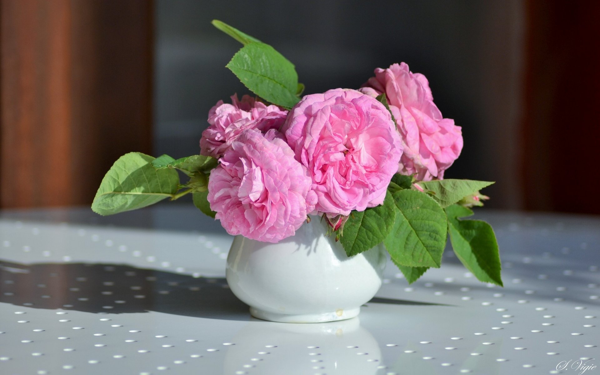 rose bouquet vaso