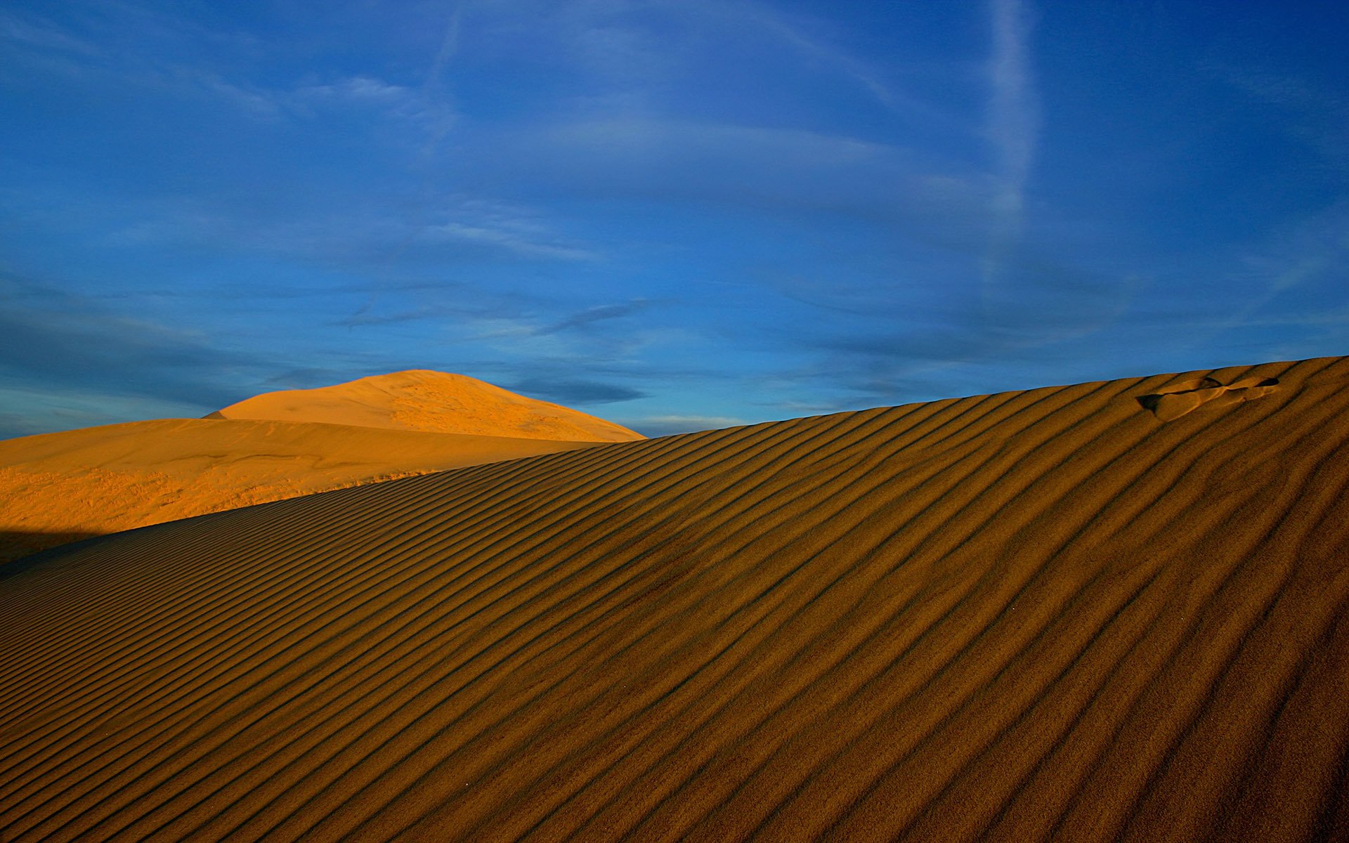 paesaggio deserto sole calore