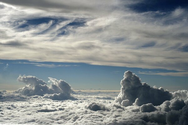 Heavenly landscape. Dark skies