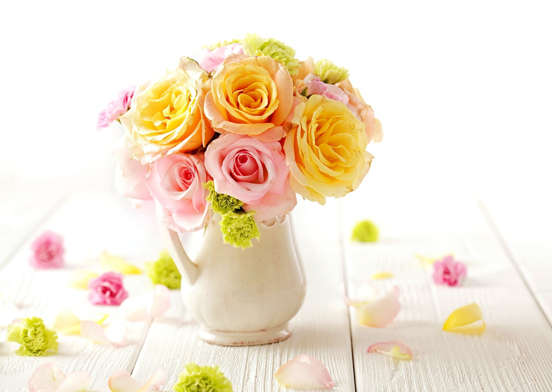 concorso pastello fiori rose bouquet delicato