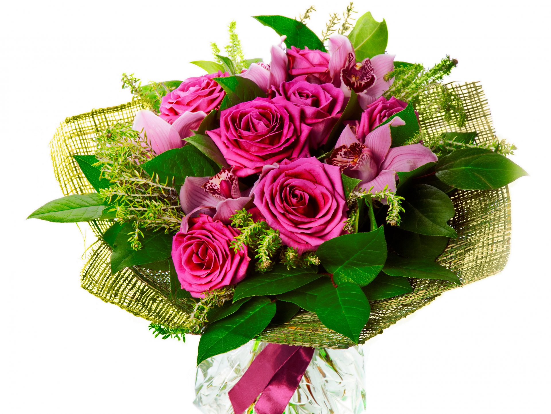 fiori orchidee rose fiore bouquet bello orchidea