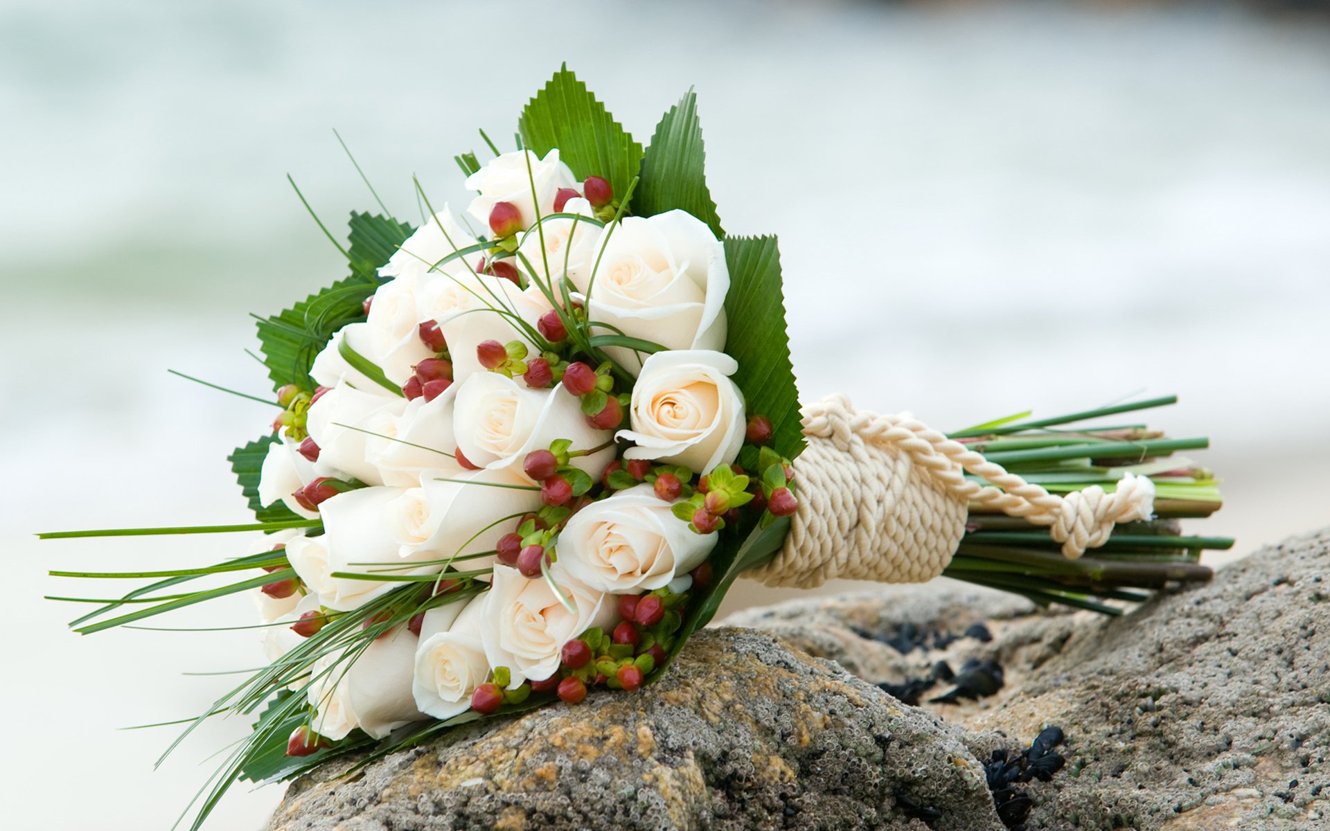 bouquet bianco rose