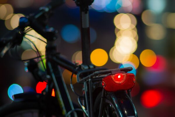 Fahrrad in der Nacht