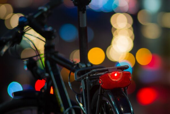 Bicycle at night