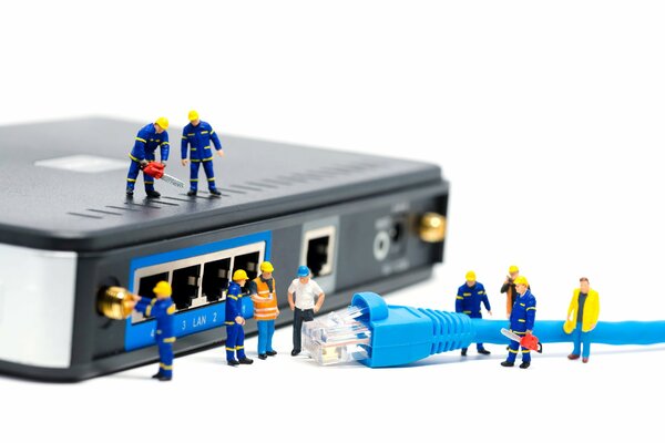 Konfigurieren des Routers aus der ursprünglichen Perspektive