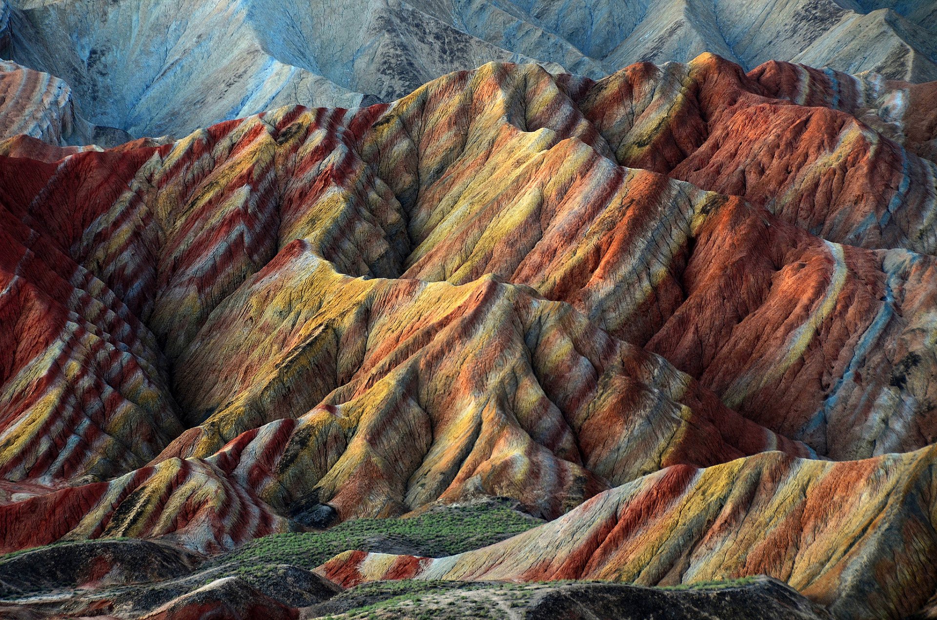 nature danxia landform china precipitation hill