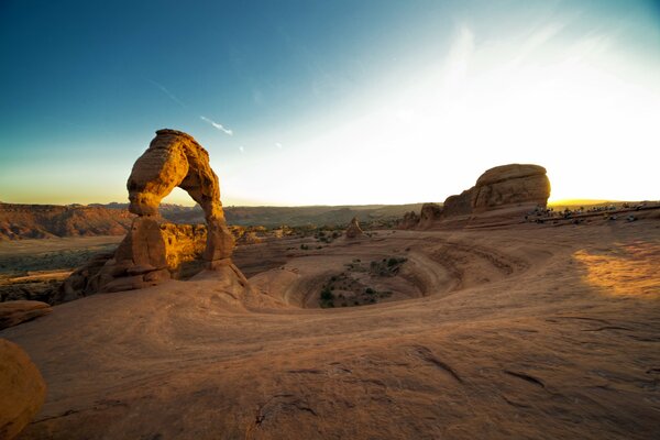 Arch Rock in the National Park