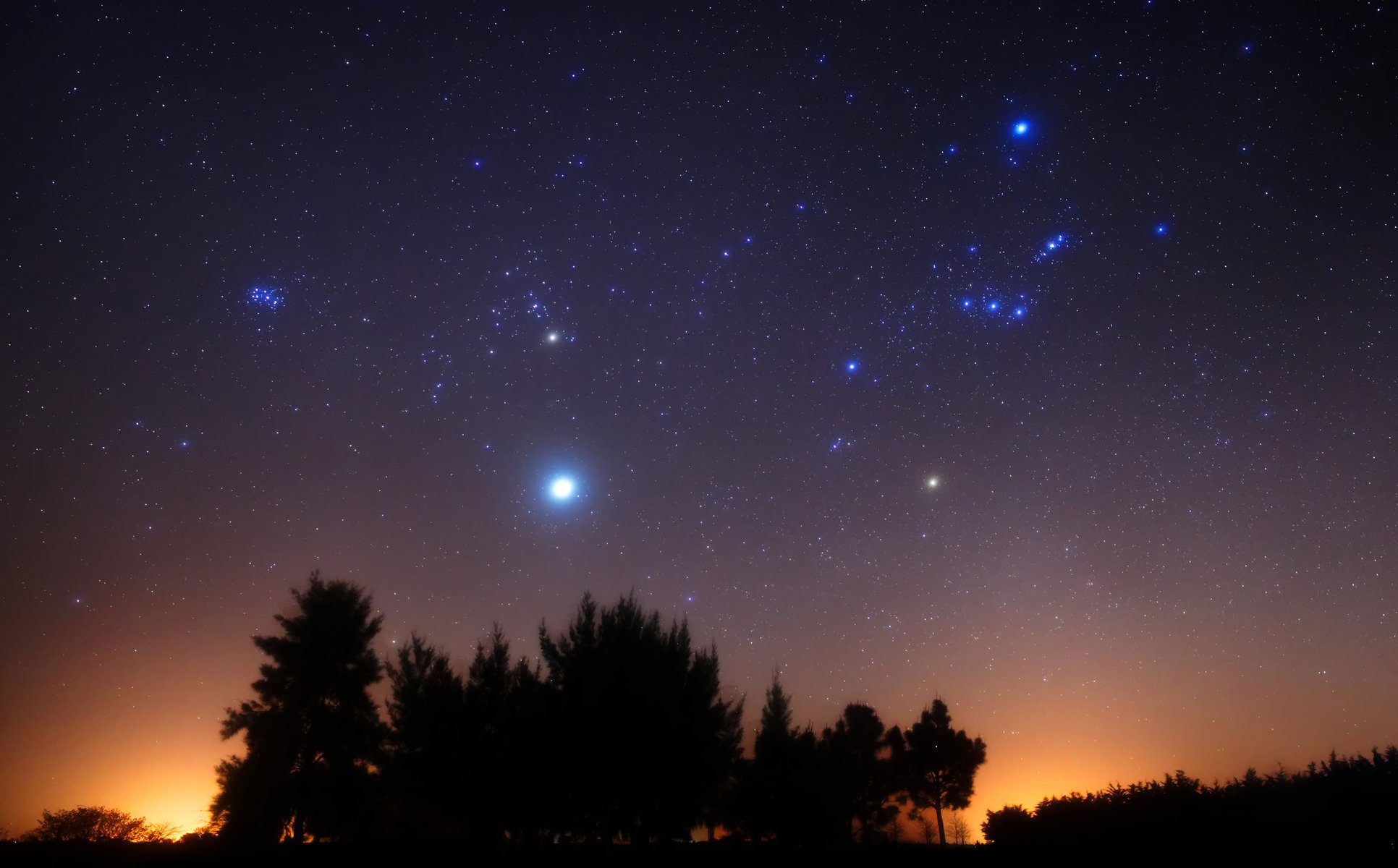 orion jowisz betelgeuse rigel aldebaran plejady m42 półkula południowa argentyna