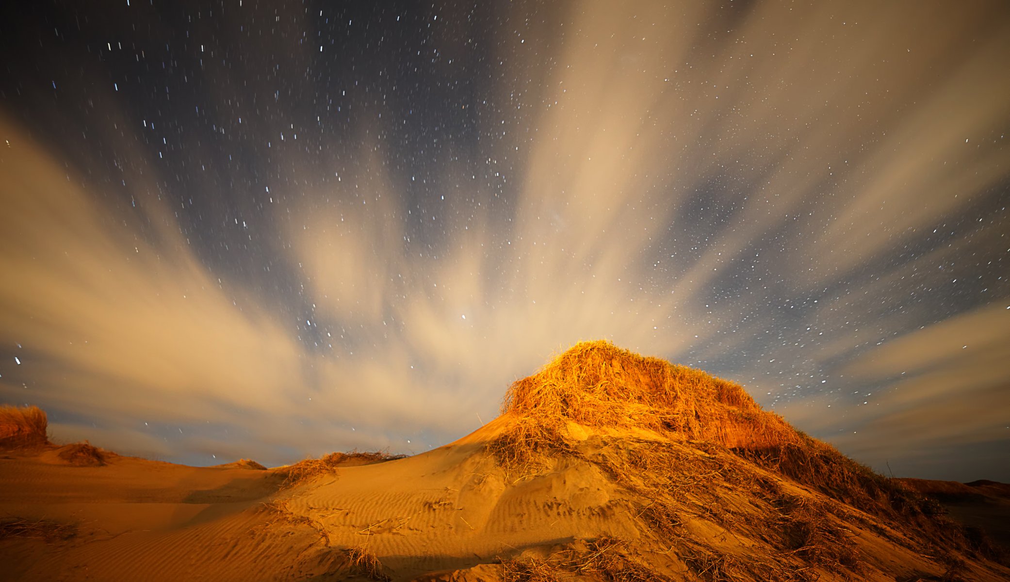 dune clouds star