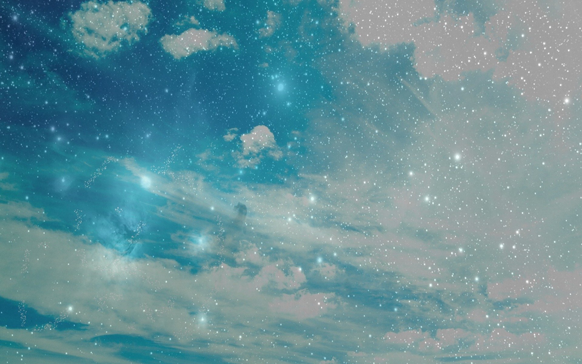 nature sky stars clouds 1920x1080