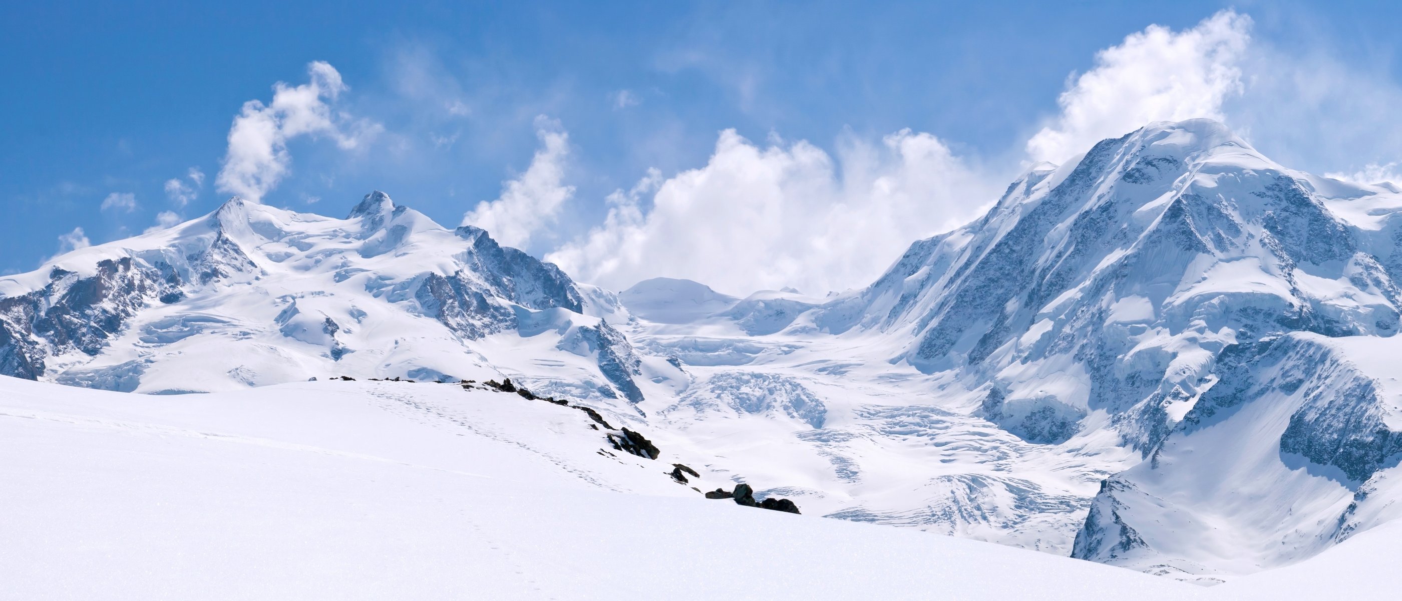 invierno montañas rocas naturaleza nieve cielo nubes paisaje