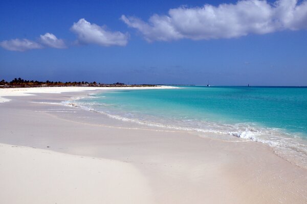 Costa blanca del mar azul