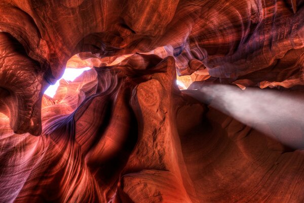 Foto von Klippen in der HDR-Antilopen-Schlucht