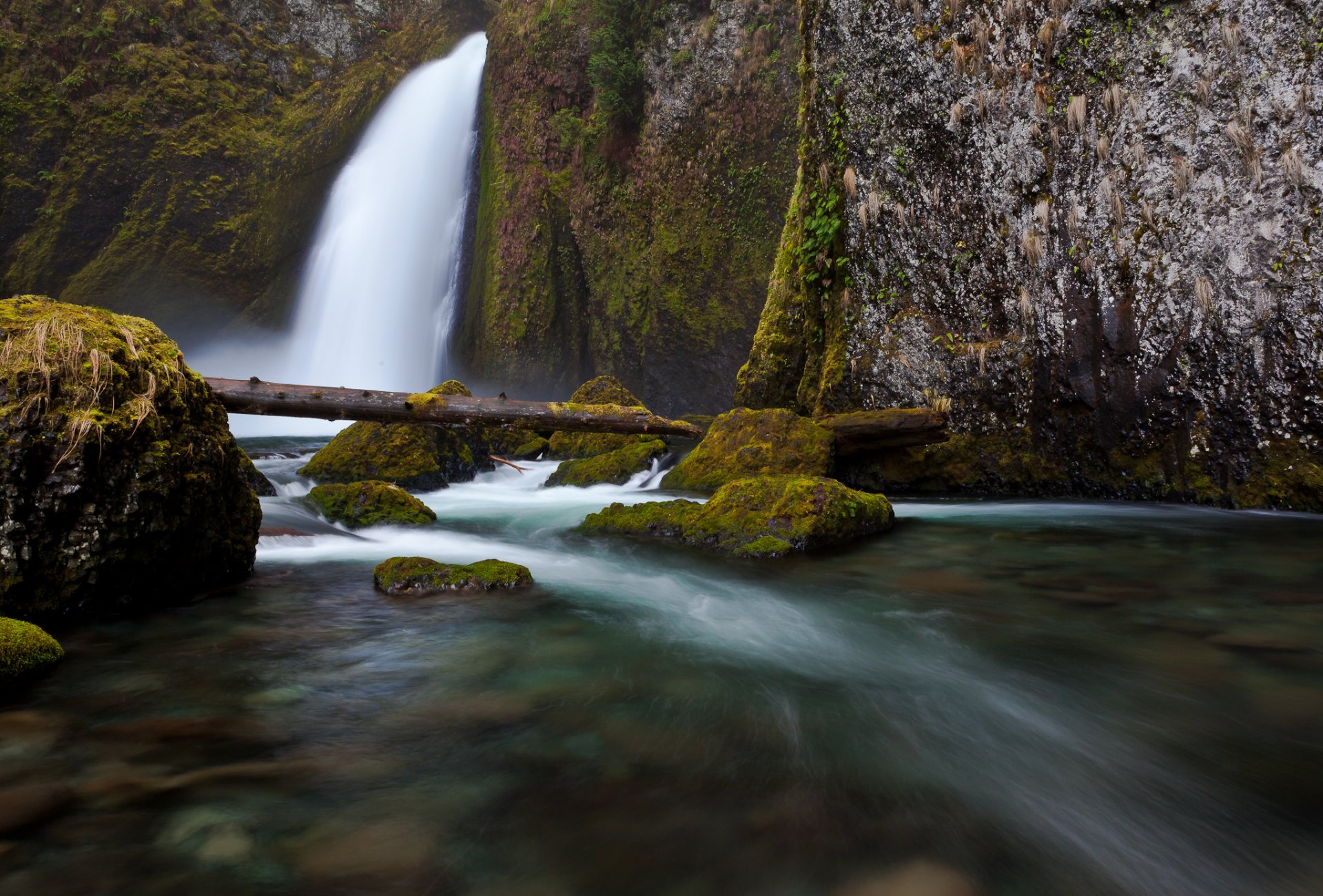 natura acqua fiume cascata rocce rami rocce