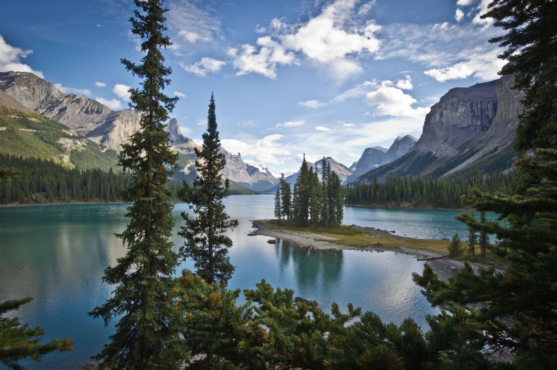 natura canada montagne laghi foresta alberi di natale