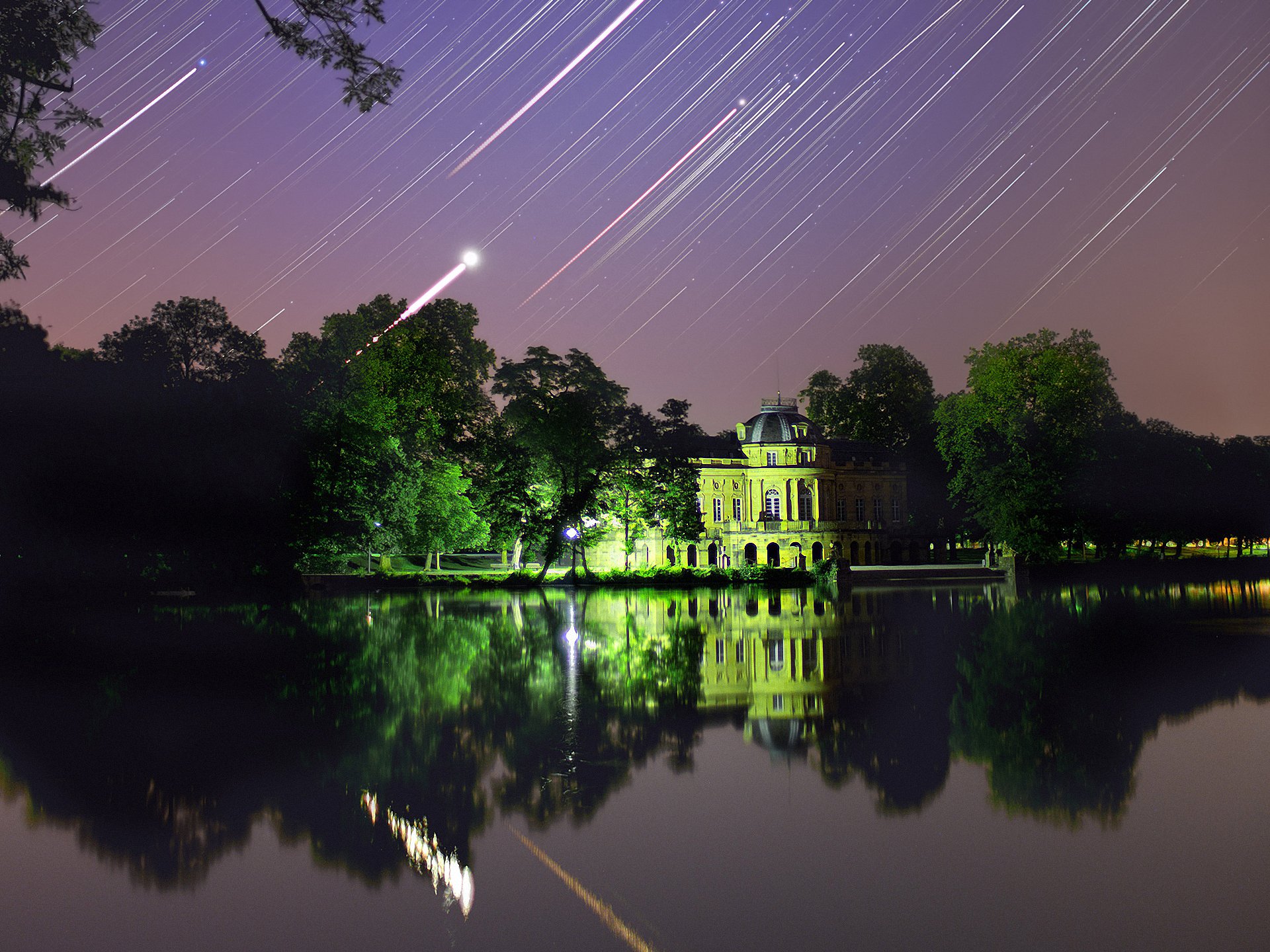 vénus jupiter aldebaran pléiades iss stuttgart allemagne lac