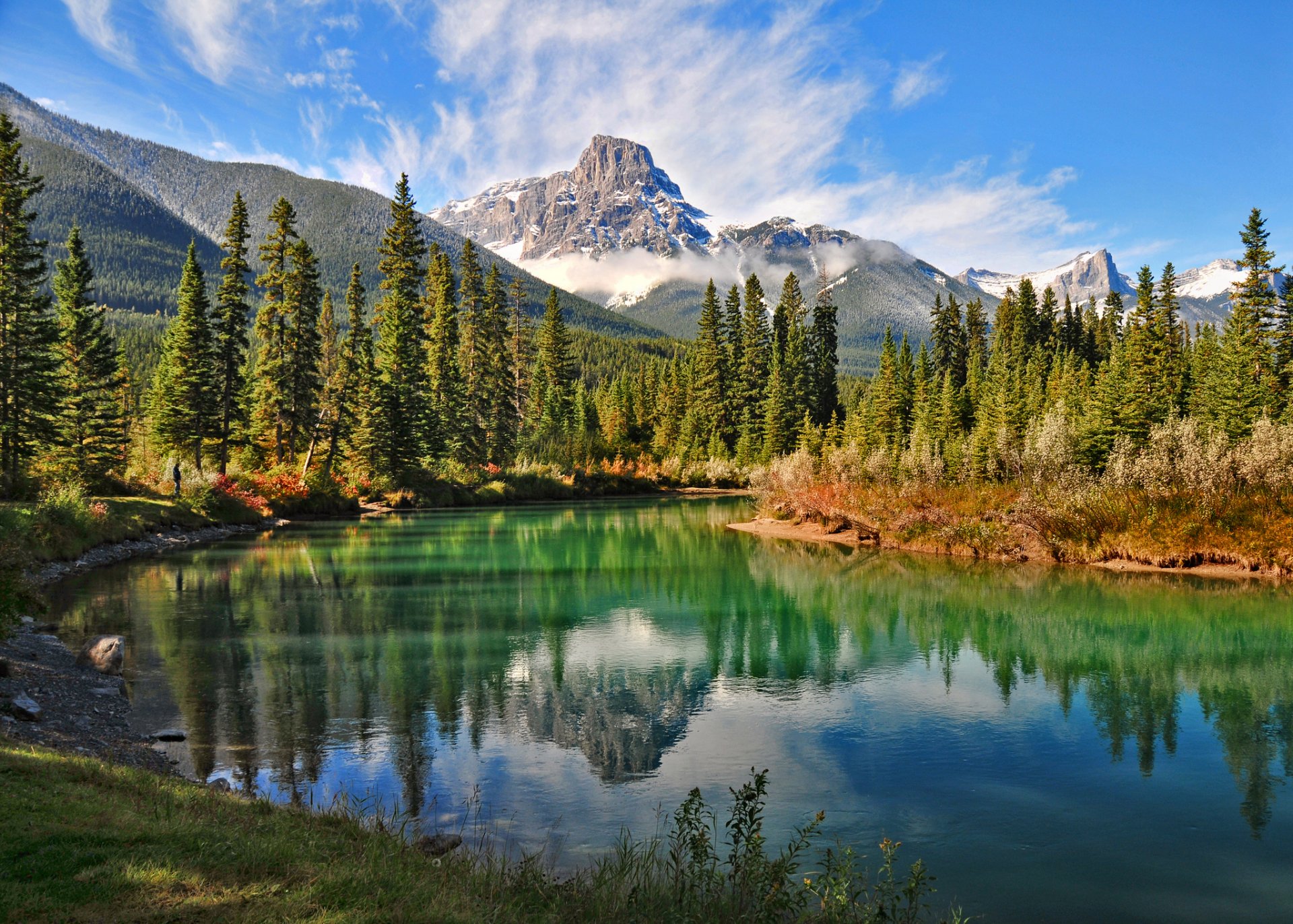 natur kanada berge wald see