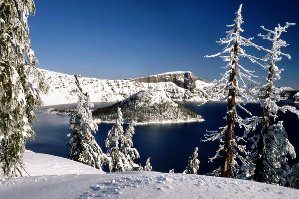 Sfondi Lago d inverno