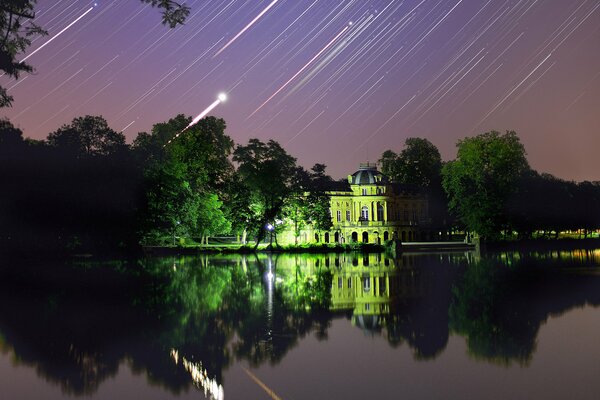 Lake in Germany at night