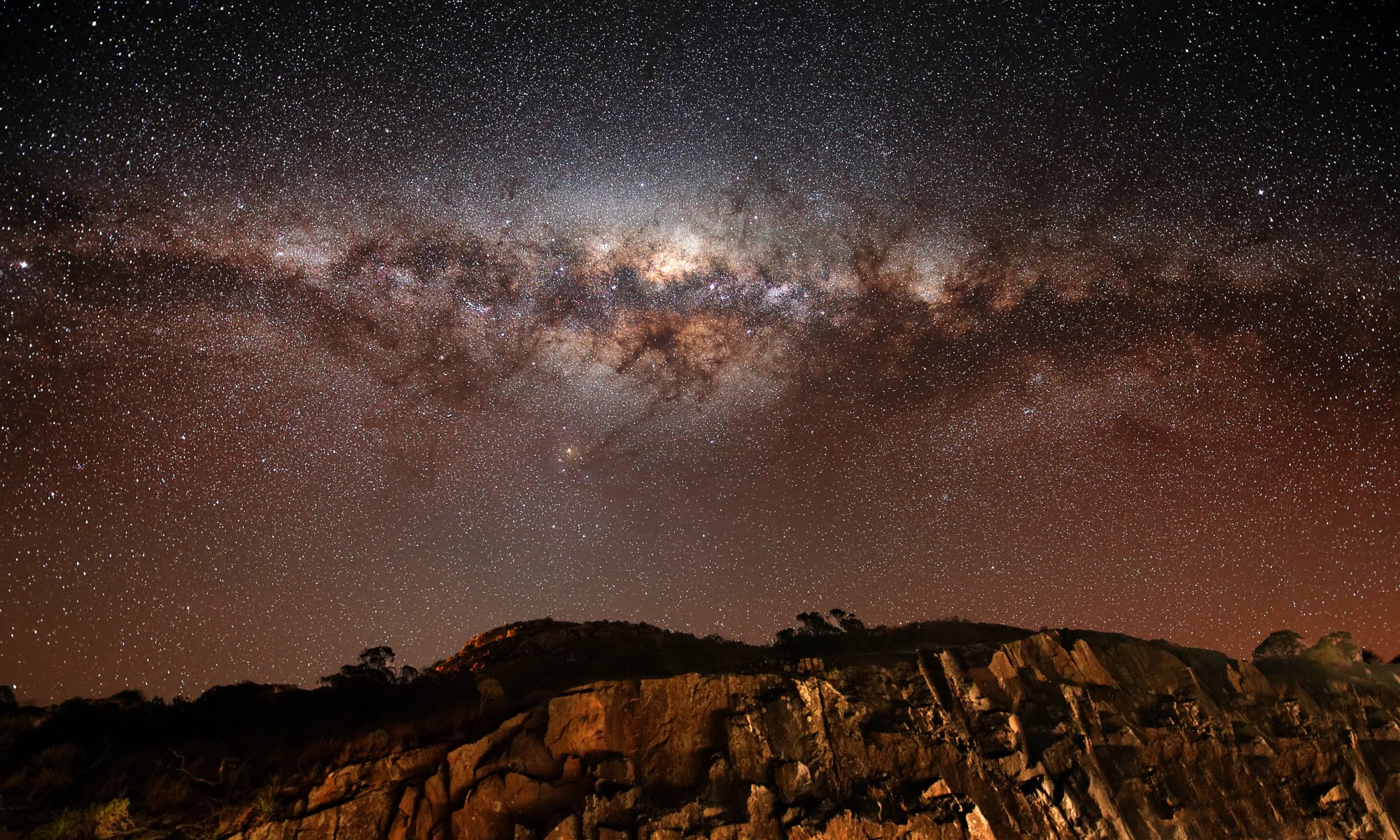 vía láctea galaxia estrellas rocas galaxia de la vía láctea rocas