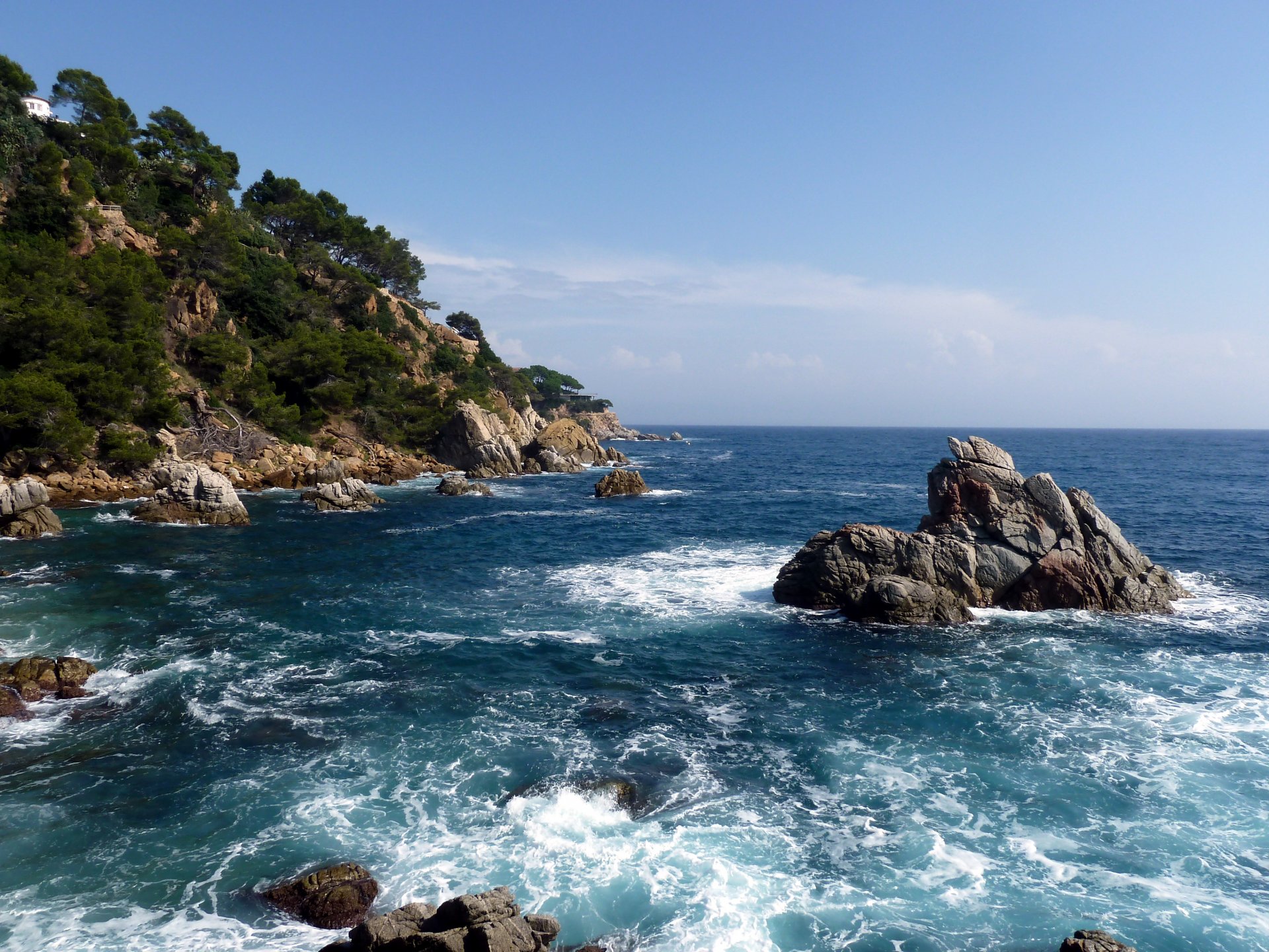 mare spagna rocce natura