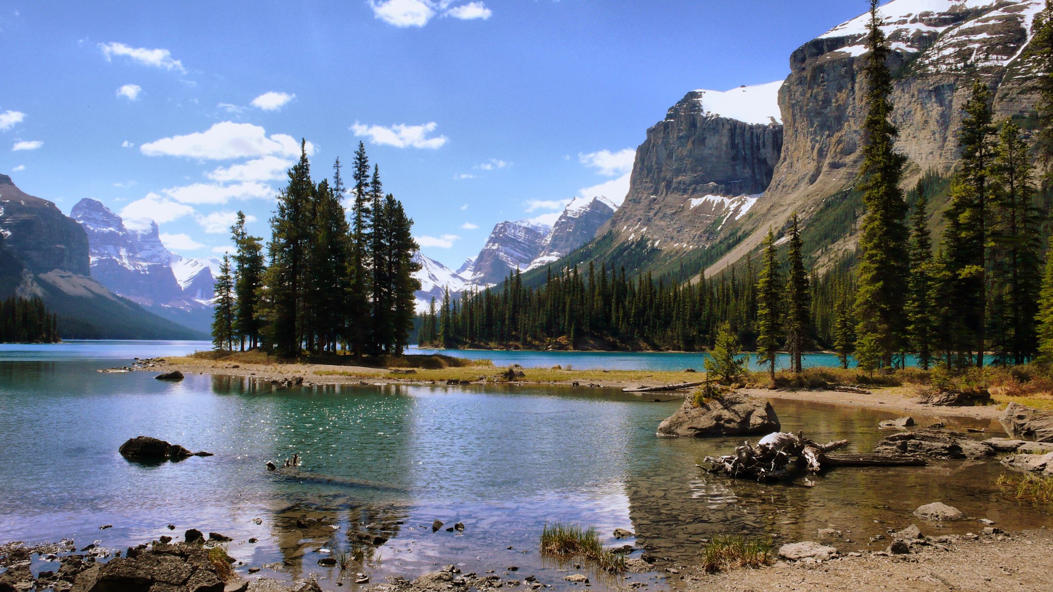 kanada natur landschaft see berge wald insel