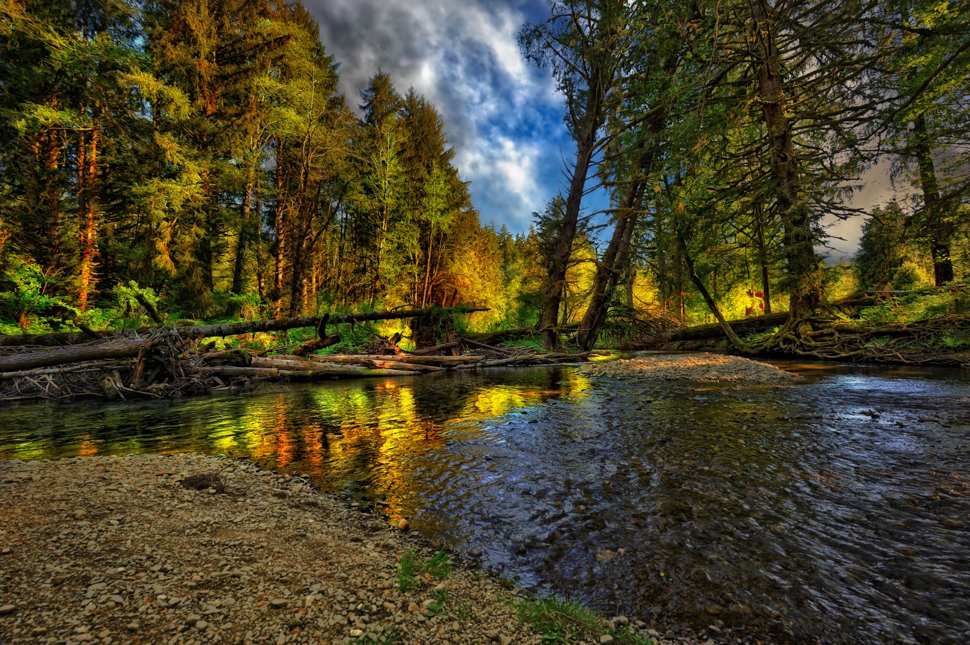 natur landschaft fluss herbst wald cool schön