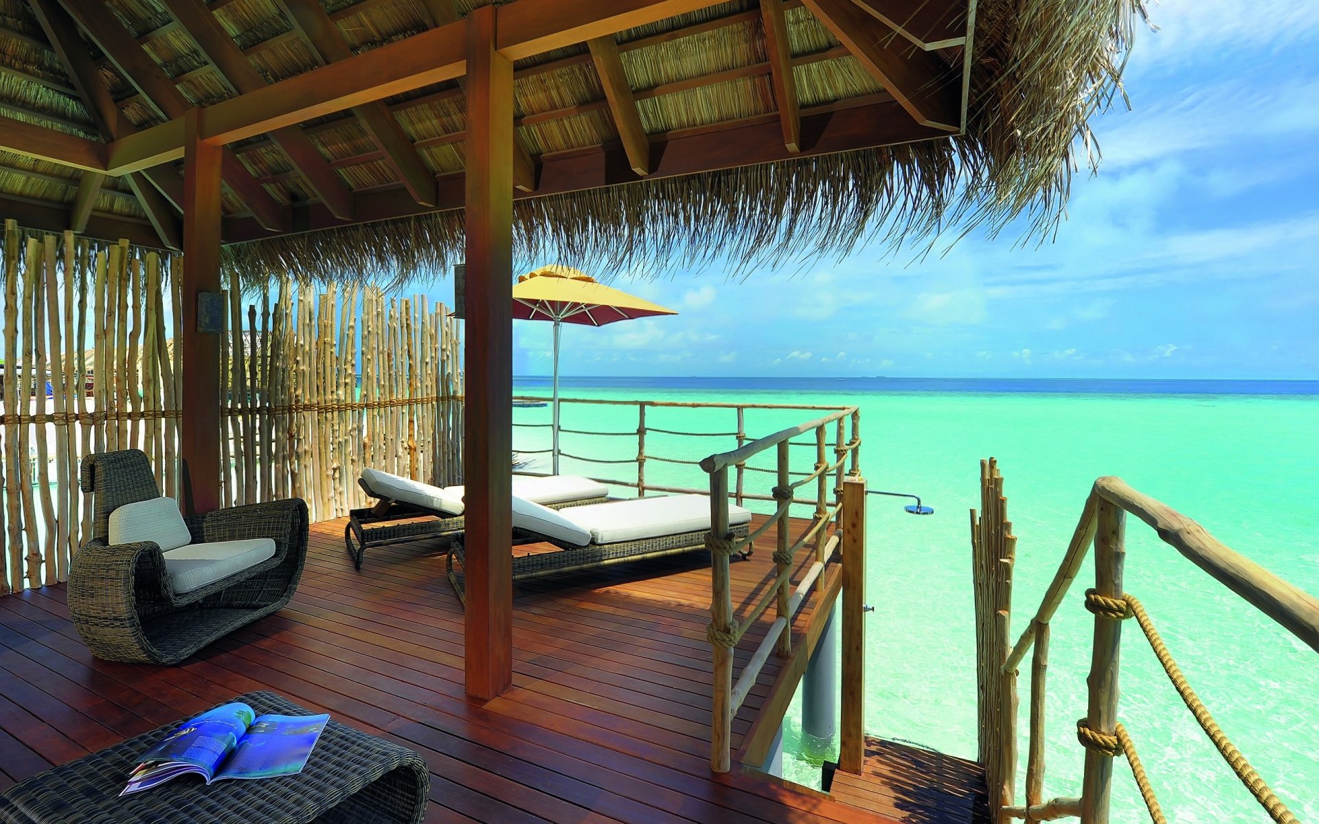 maldives bungalow océan