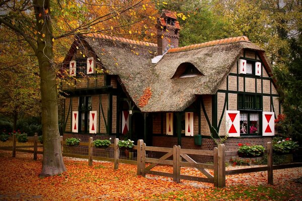 Bavarian atmosphere in a gingerbread frame