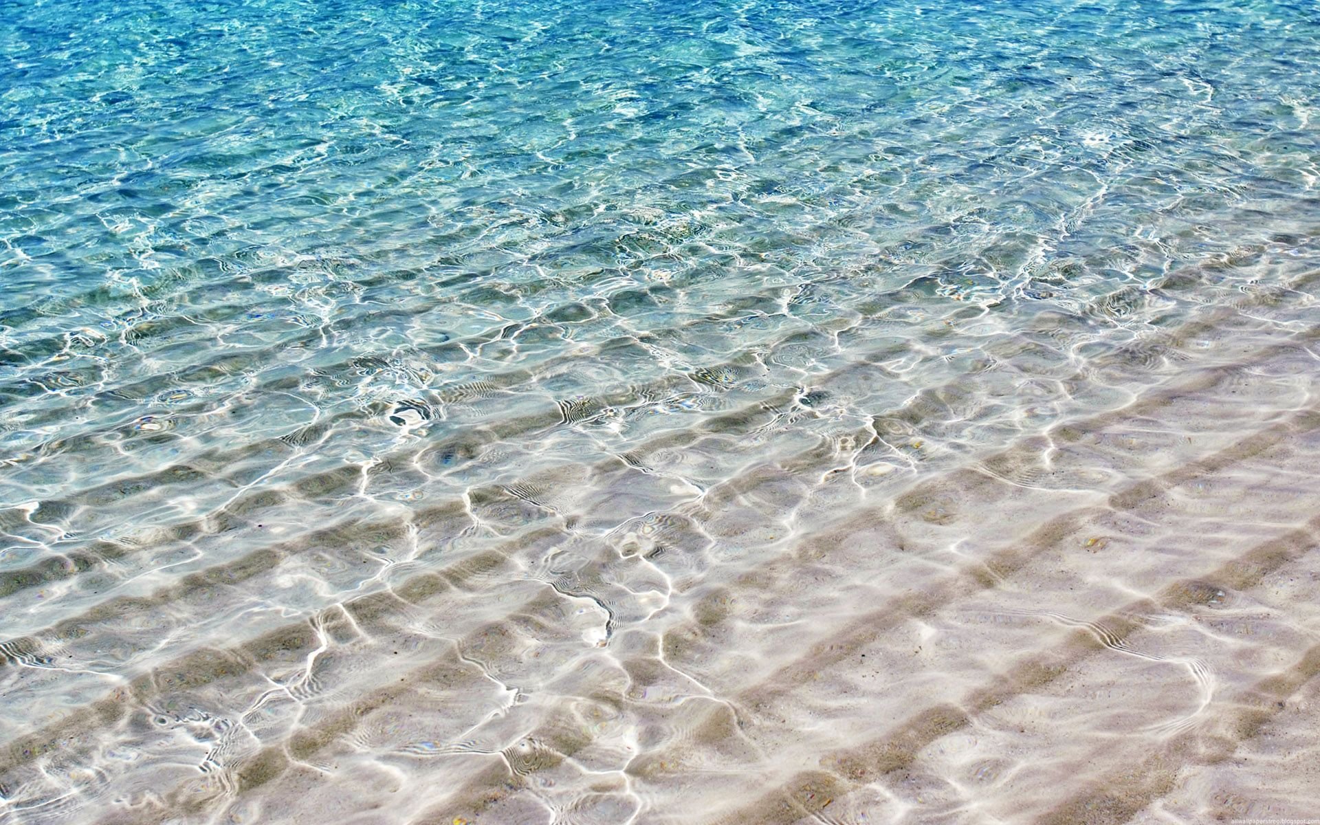 mare sabbia onde serenità