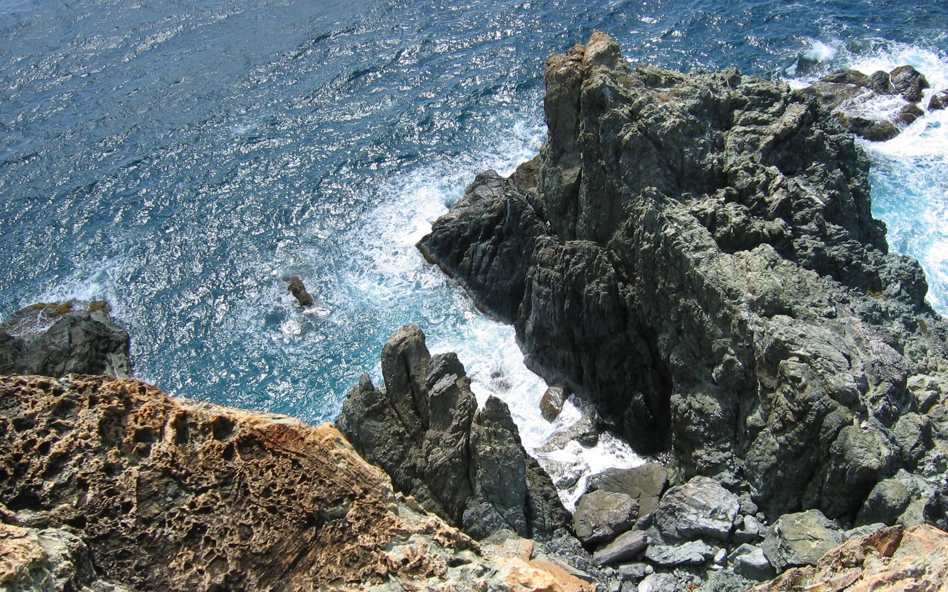 mer falaise rochers