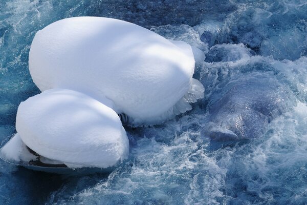 Flusso di acqua fredda ciclo