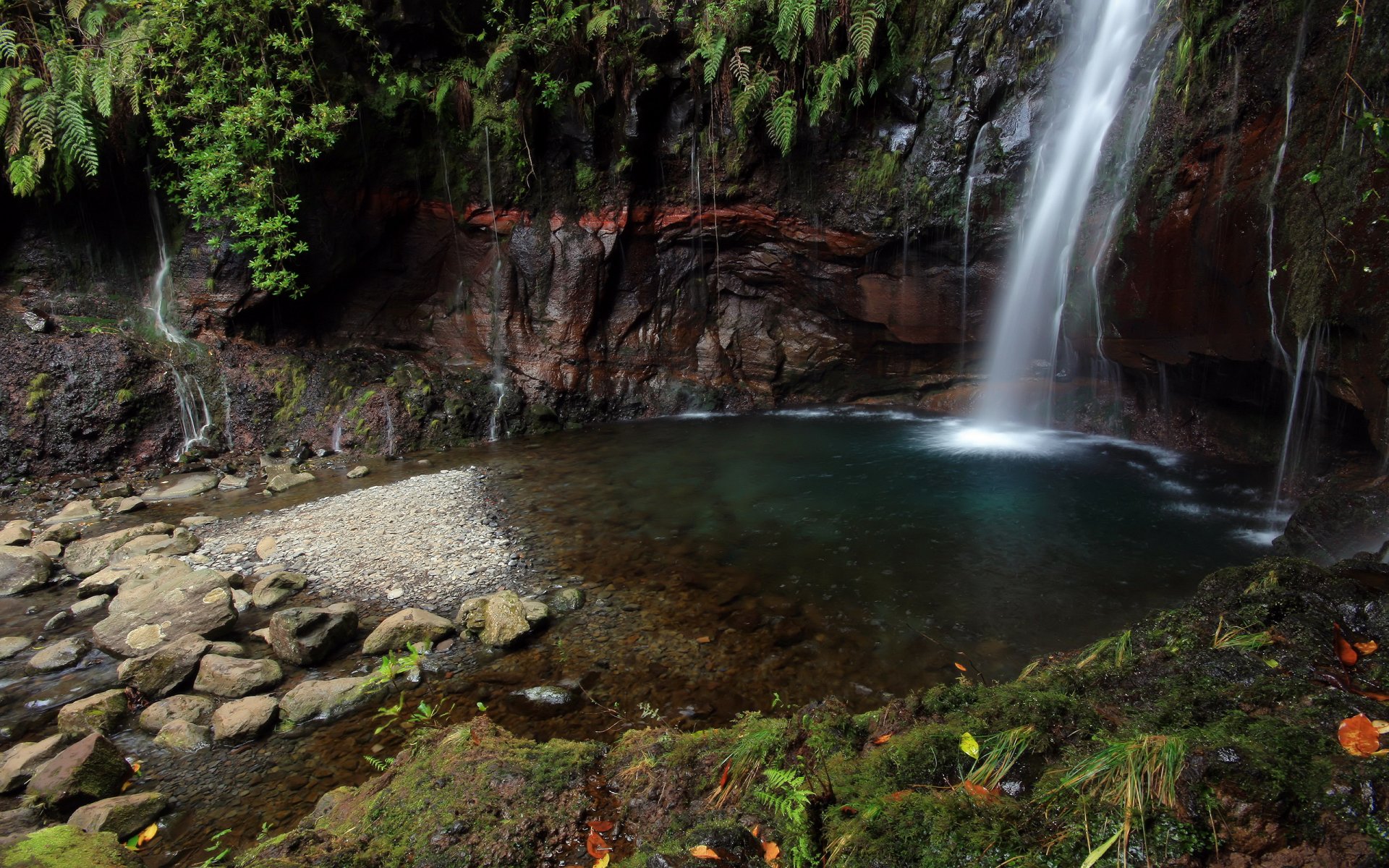 acqua cascata flusso