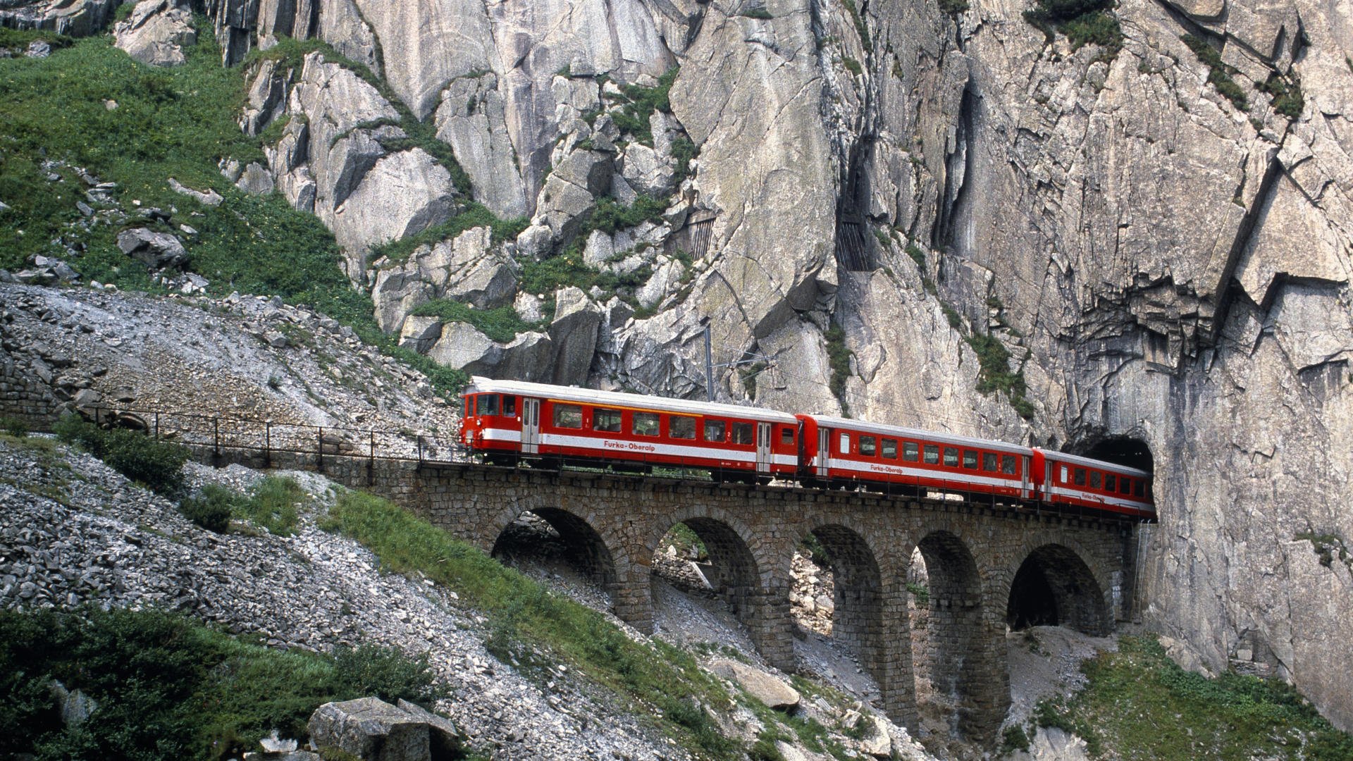 railroad switzerland mountain