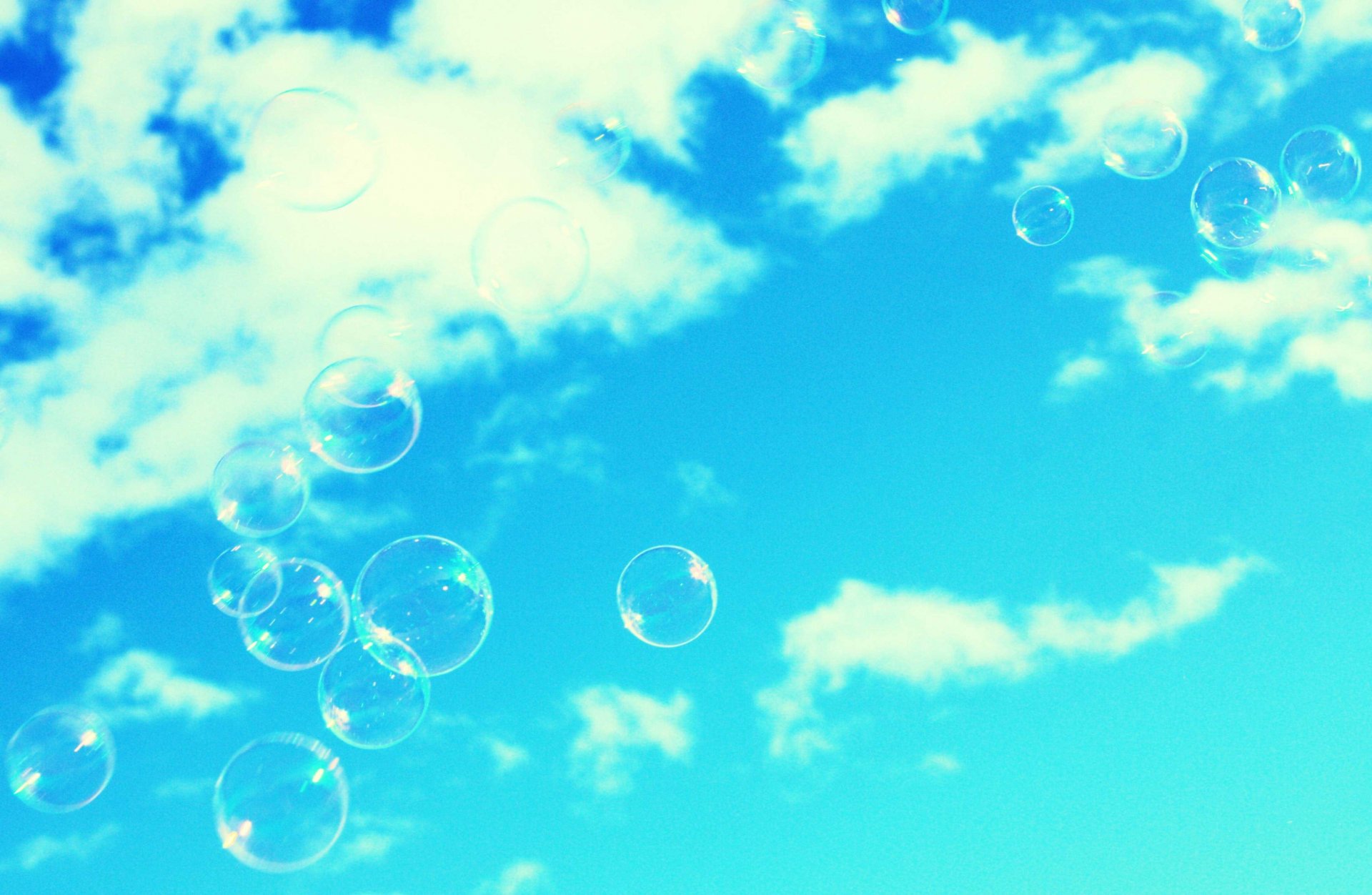 free bubbles soap bubbles sky