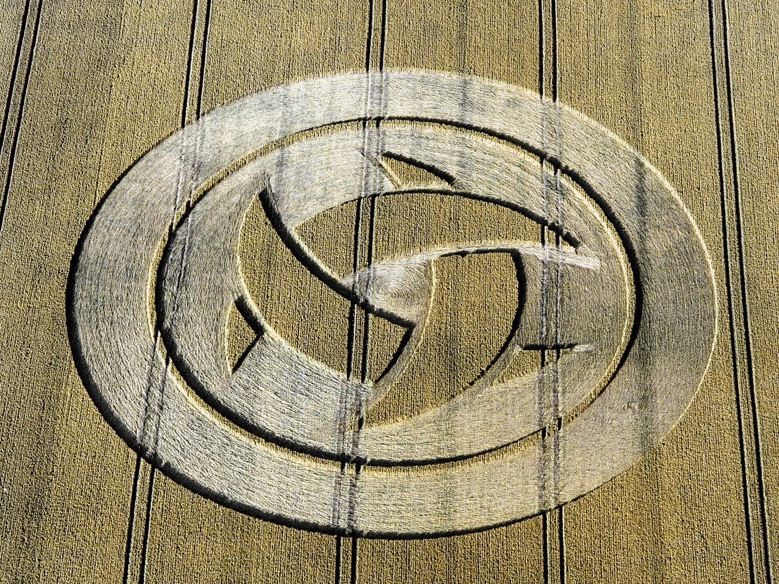 ovni champ crop circles nature