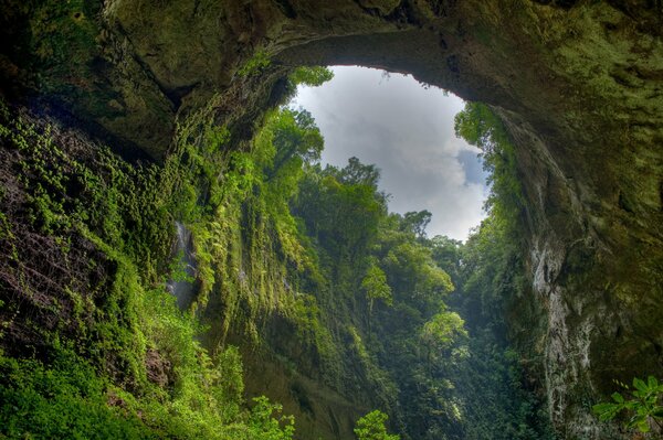 Eine schicke Schlucht im Grünen