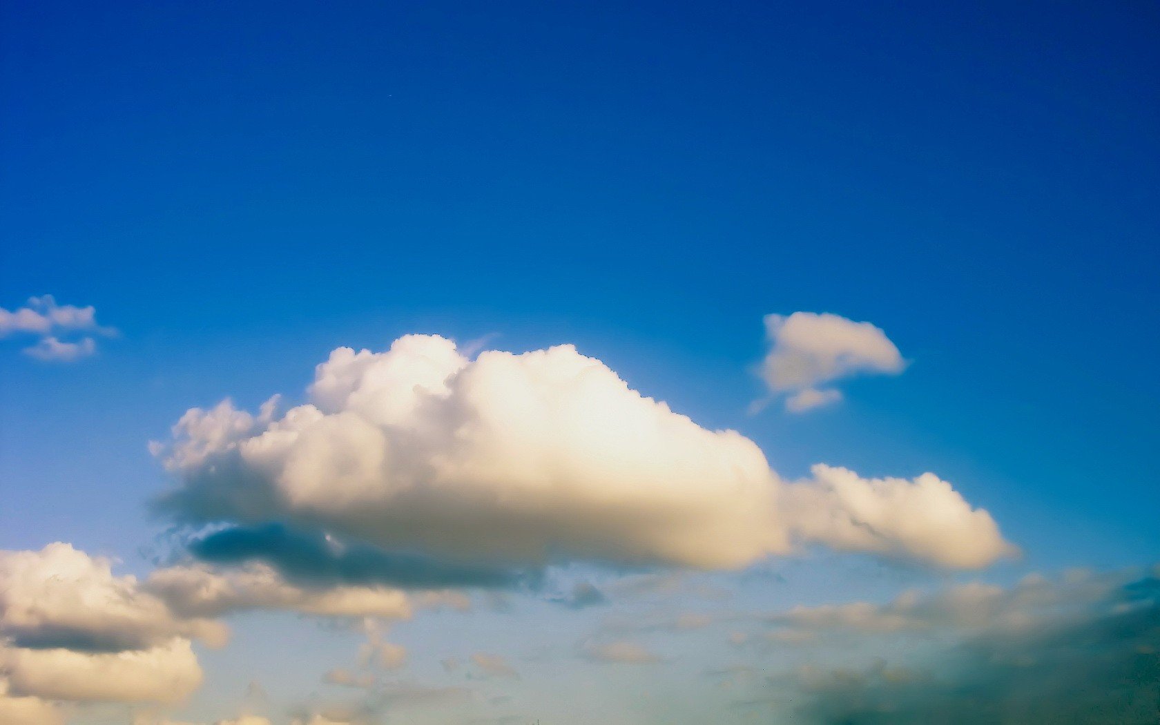 nube cielo azul