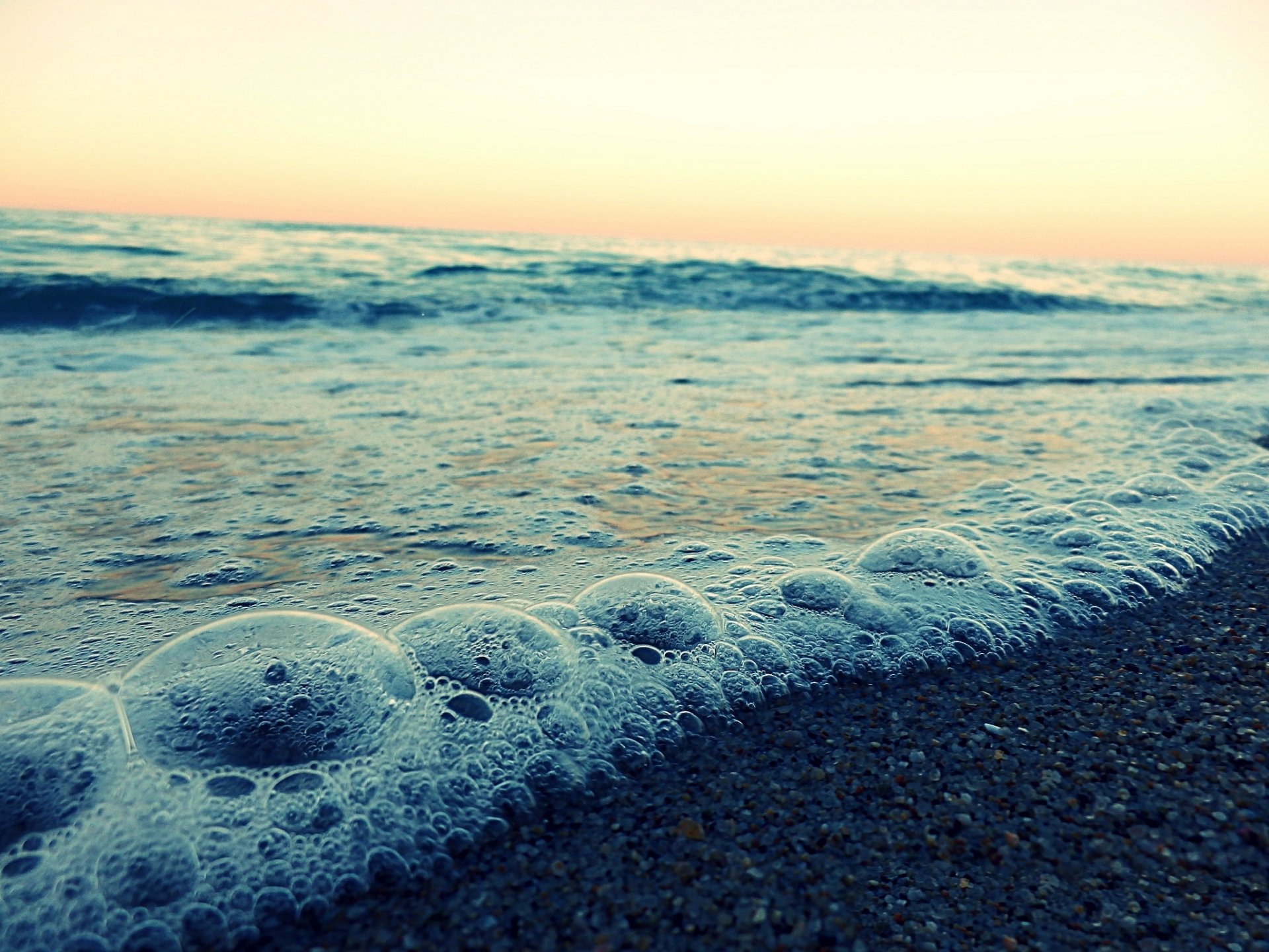 makro meer welle wasser natur blasen