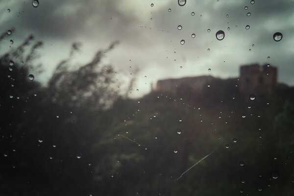 Ein Schloss in Irland, Regenwetter