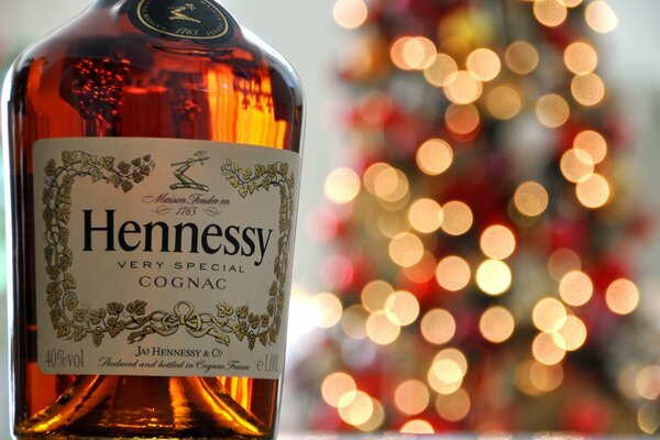 Flasche Hennessys Cognac